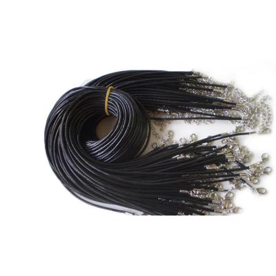 10 Pcs 2mm Wax Rope String Necklace with Lobster Clasp for DIY Jewelry Making