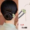 Elegant U-Shaped Tassel Hairpin: Ancient Chinese Style Floral Hair Accessory for Hanfu & Qipao Updos