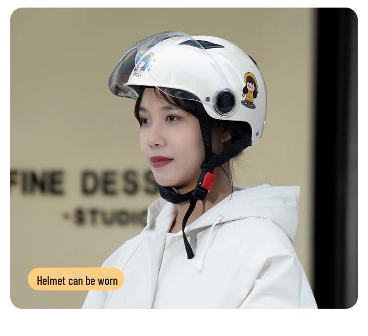 Impermeable largo de cuerpo entero para coche eléctrico de mujer 2024