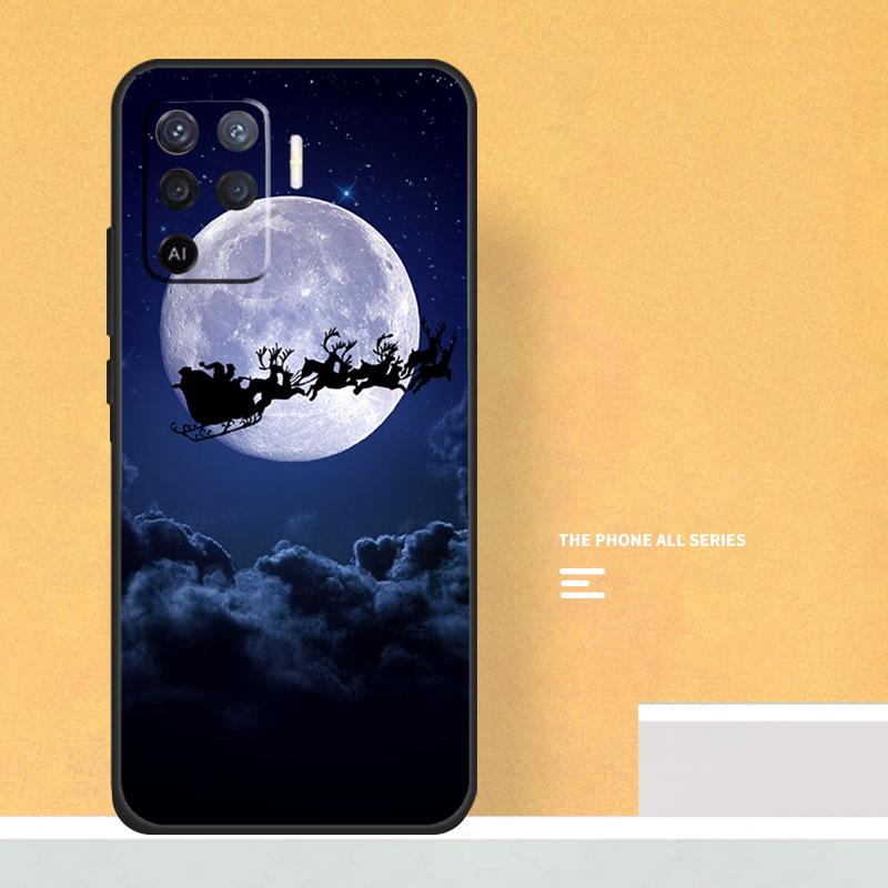 Merry Christmas Case For Oppo A80 A60 A40 A6 A5 Pro A15 A16 A17 A57 A94 A74 A54 A76 A96 A18 A38 A58 A78 A98