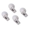 4/8Pcs Shower Curtain Clips with Suction Cup to Prevent Water Splashing Out Windproof Splash Guard Clip for Bathroom