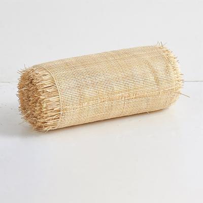 Natural Rattan Width Furniture Webbing Open Webbing Rattan Wicker Rattan Roll Material Fabric Chair Cabinet Home Decor