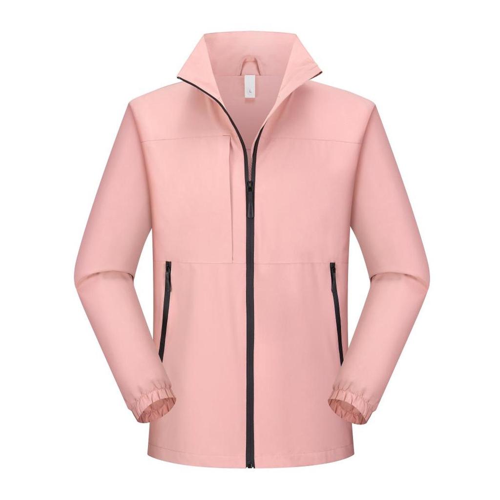 Unisex Windproof Stand Collar Business Jacket - Customizable Logo