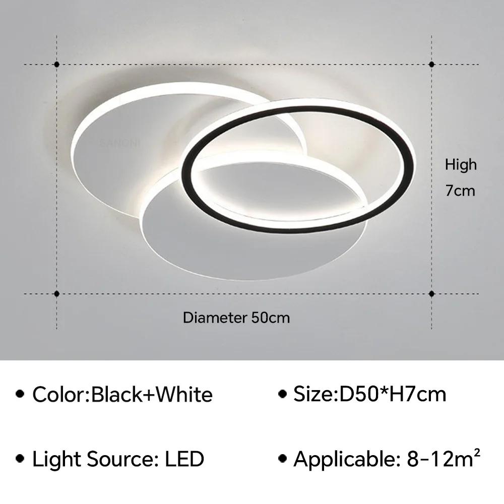 

Современная светодиодная потолочная люстра для гостиной, столовой, спальни, балкона, кухни, потолочный светильник для внутреннего домашнего декора, светильник с люстрой Natural White