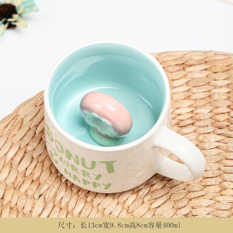 Creative Cute 3D Animals Shape Ceramic Mug Milk Coffee Cup with Handle for Gift Home Kitchen Drinkware Multishape Mugs