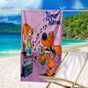 Custom Name Beach Towel Dog Boule Beach Towel, Soft Microfiber, Gift for Her/Him, Birthday, for Pool, Beach, Travel, Fan Gifts
