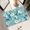 1pc Printed Bathroom Absorbent Mats Anti-Slip Mats Home Decor Supplies Carpets Home Kitchen Floor Mats