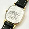 SEIKO Gold Square Watch 820310 with New Strap [Excellent Condition/New Battery] Ladies' 2P21-5B40
