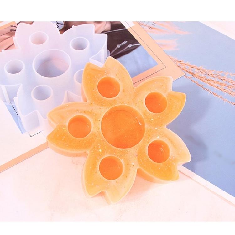 Silicone Mould Porous Candle Holder Mold Candle Stand Mould Jewelry Making Tool