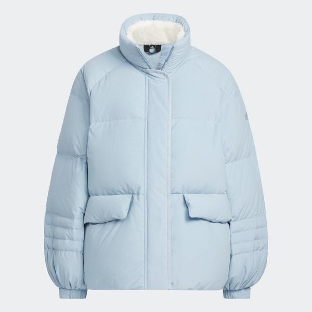 

AdidAS GAlleriA Women S SportSweAr A Line ShApe Down jAcket BLUE/AS