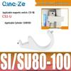 Zylinder SC CS1-F U mit Magnet schalterhalterung CMSG, Befestigungswinkel MBB und Zylinderzubehör D-A93 SU.