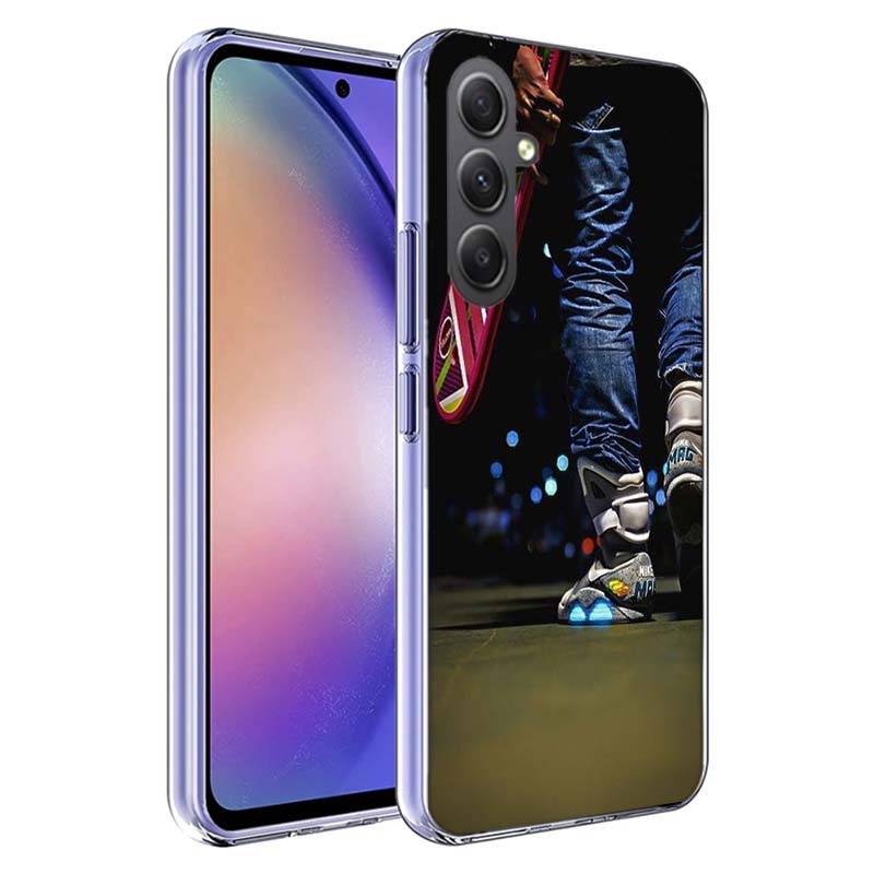 Back To The Future Cover For Samsung A54 A34 A24 A14 A53 A33 A23 A13 A52S A32 A22 A12 Phone Galaxy A03 A04 A02S A42 A73 TPU Case
