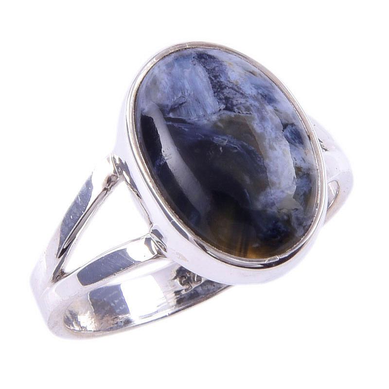 Natural Pietersite Gemstone Handmade 925 Solid Sterling Silver Ring Size 6 C2K17