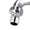 Electroplating Plastic Washing Machine Cold Water Faucet Sink Basin Water Tap with Double Spout &amp; Shutter Handle G1Celsius2