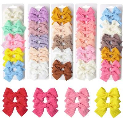 6/10 Stück Süße Niedliche Einfarbige Schleife Haarklammern für Baby Mädchen Handgefertigte Schleifen Haarnadeln Spangen Kopfschmuck Kinder Haarschmuck
