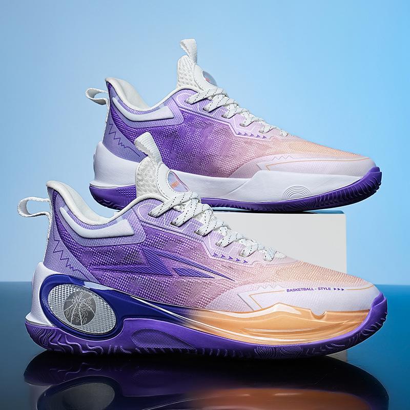 

High-quality basketball shoes men s breathable, non-slip, shock-absorbing and wear-resistant youth professional game training sports shoes 39