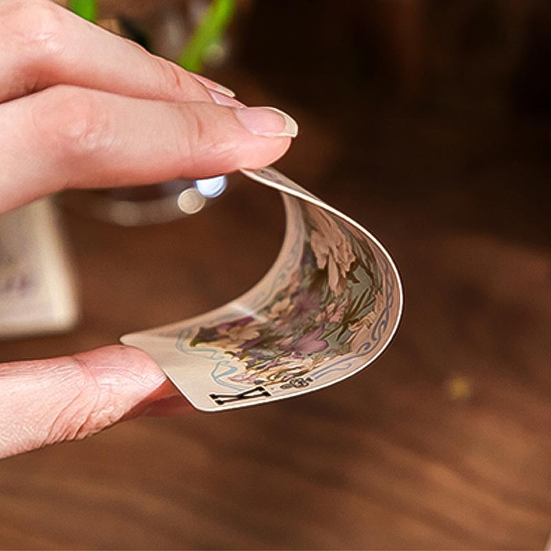 55pcs Secret Garden Playing Cards Floral Collectible Deck Literary Style Game Card Creative Stationery Gift