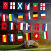 24 European Countries String Flags Mini Bunting Banners National Country Decoration for School Sports Events Grand Opening Party