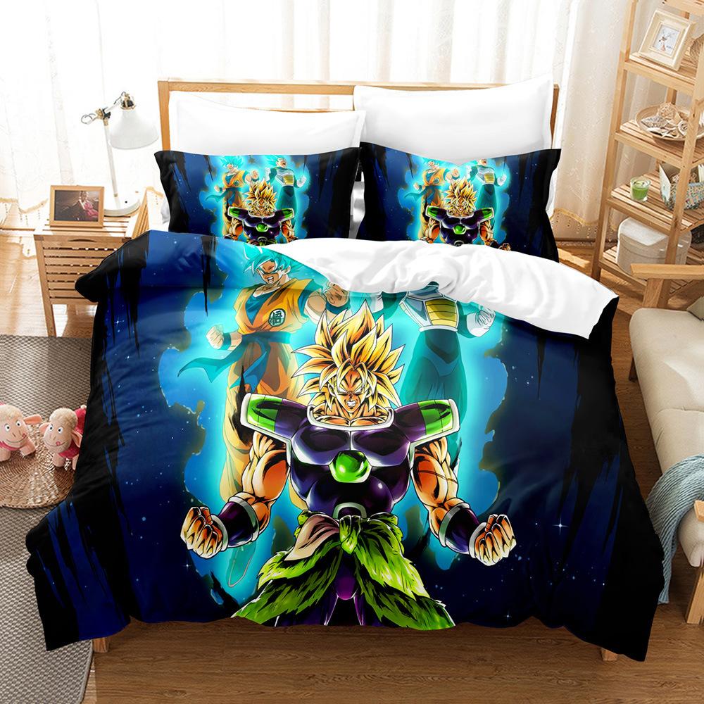 Digital Printing Three-Piece Animation Three-Piece Home Textile Bed Sheet Kit
