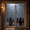 Bloodstained Handprint Scary Ghost Window Sticker Spooky Party Door Stickers  Glass Mirror