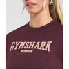Gymshark CollegiaTe LifesTyle Oversized T shirT depTh Purple B2c1b Pbzv