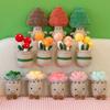Soft Plush Mushroom Succulent Plant Toy Decor Home Office Dorm Gift - 23cm Faux Stuffed Animal