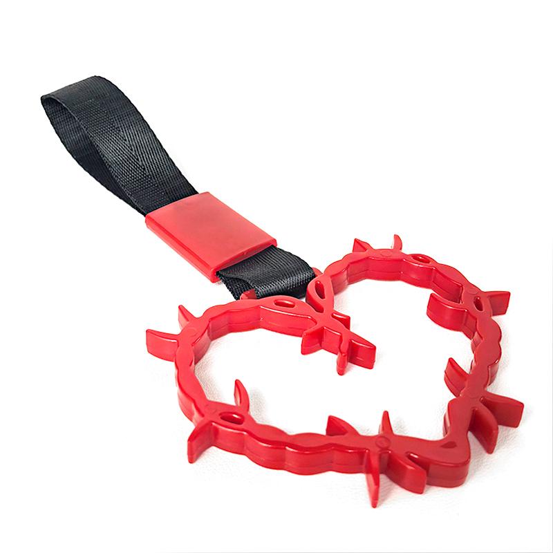 New Car Decorative Strip Thorns Love Car Handrail Pull Ring Trailer With Decoration Car warning ring for Handrail Bumper