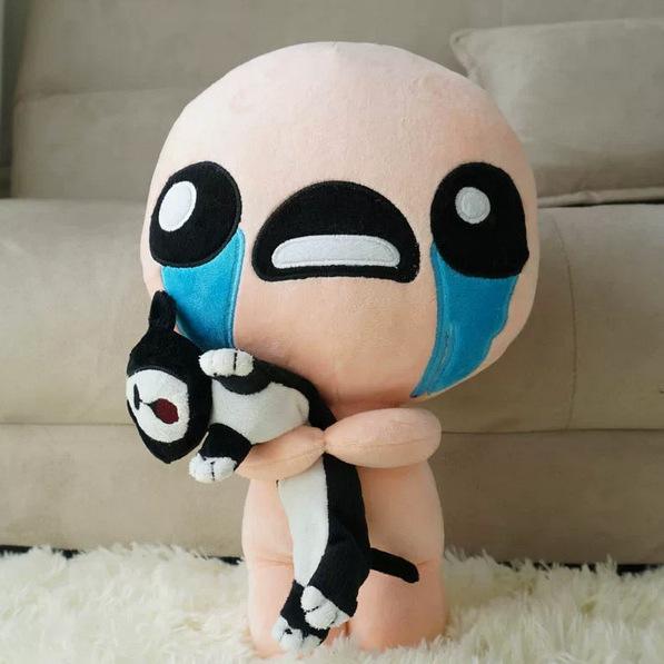 Cartoon Animation Carnivorous Man With A Crying Face Holding A Cat Plush Doll Soothing To Sleep Toy Gift