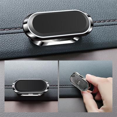 Universal 360 Degree Rotation Creative Car Phone Navigation Multifunctional Strong Magnetic Metal Magnetic Bracket for Car Mount