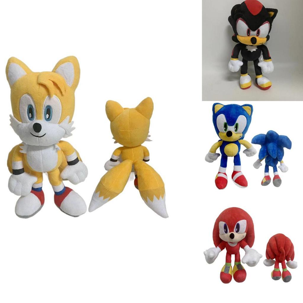 Niedliches 30cm Sonic Tails Plüsch Shadow The Hedgehog Knuckles Spielzeug Super Sonic Weiches Plüsch für bequemes Kuscheln