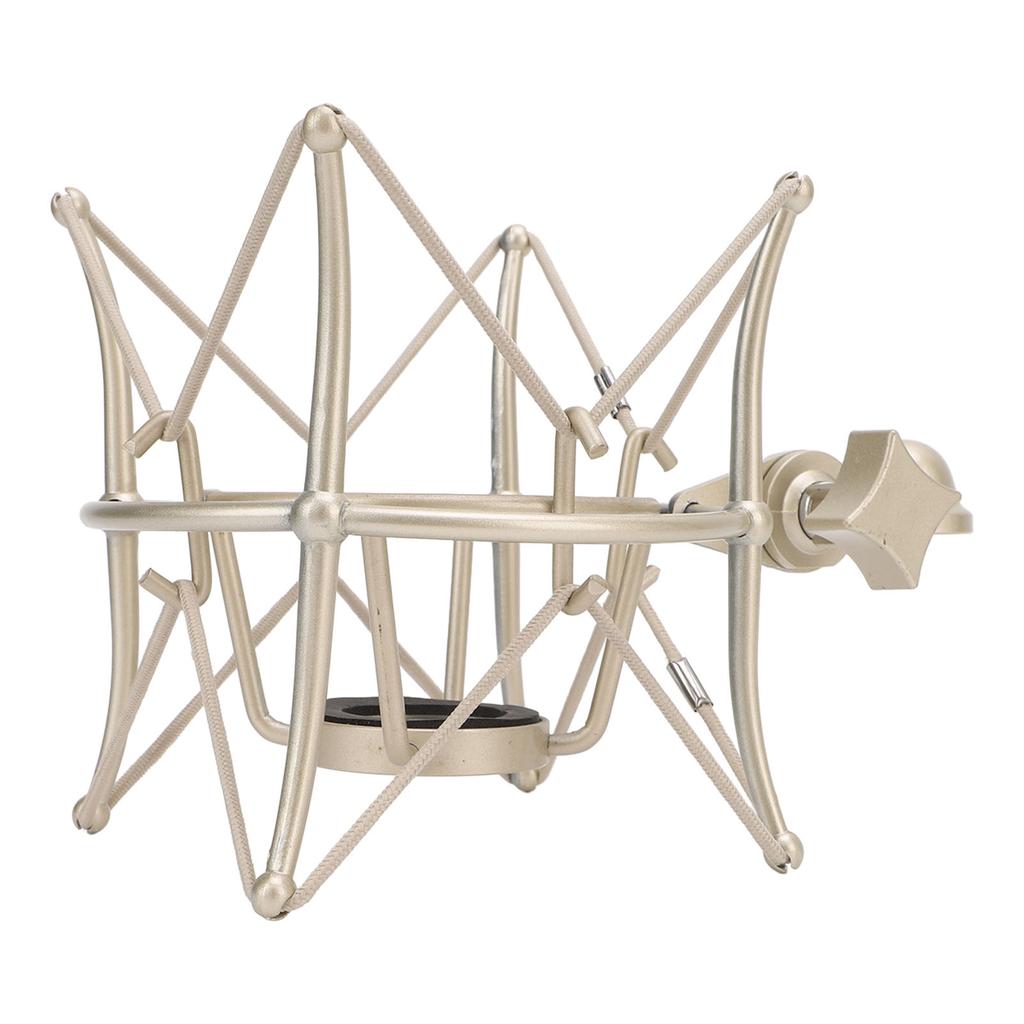 Microphone Shock Mount Zinc Alloy Anti Vibration Studio Mic Shockmount Stand Secure Support for Recording Station Studio
