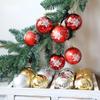 6pcs Christmas Decorations Ball Pendants For Xmas Decor Christmas Tree Ornaments New Year 2024 decorazioni albero di natale