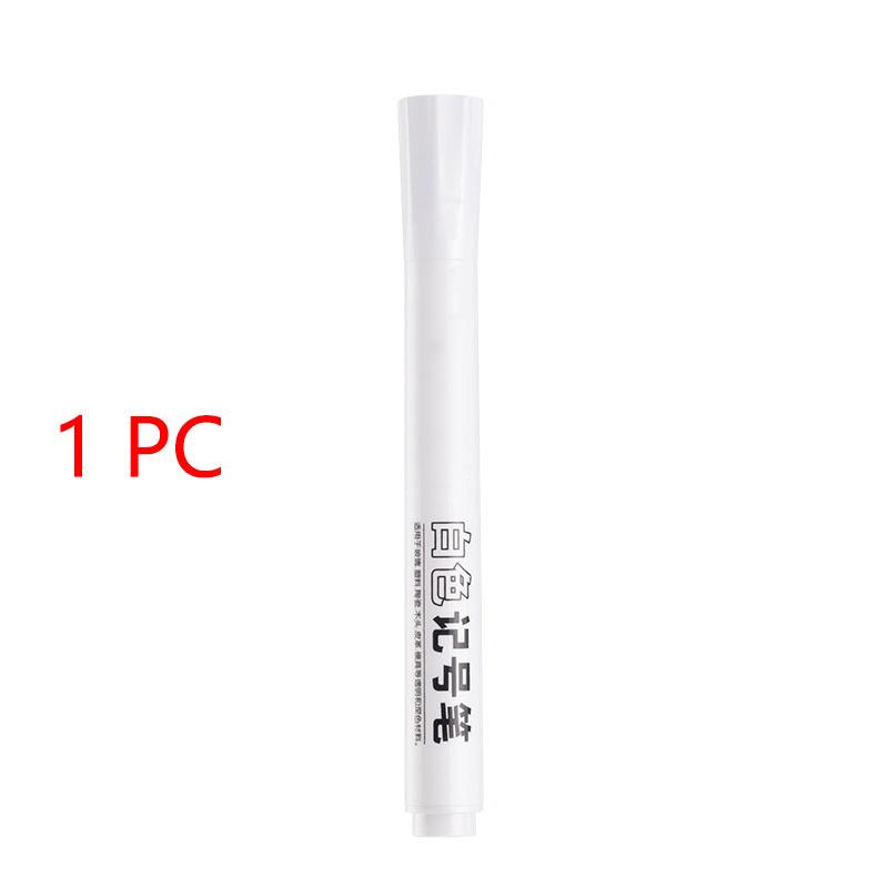 1/3/5PCS White Marker Pens 2.0mm Oily Waterproof White Gel Pen DIY Graffiti Sketching Markers Stationery Wrting School Supplies
