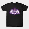 Men Black Print T-shirt Batdad No-Cut Transfer Paper Print Cotton Tshirt