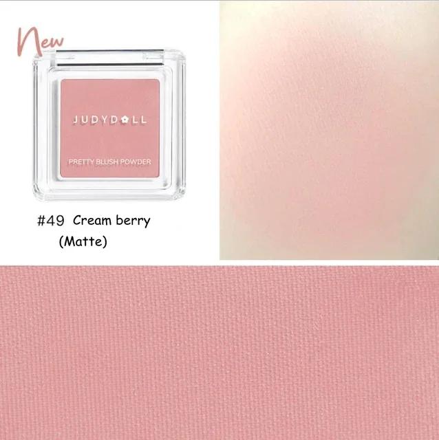Judydoll Monochrome Rouge Draagbare Zijdezachte Crème Multifunctionele Blusher Langhoudend Nude Natuurlijk Huidskleur Oplichten Make-up Cosmetica