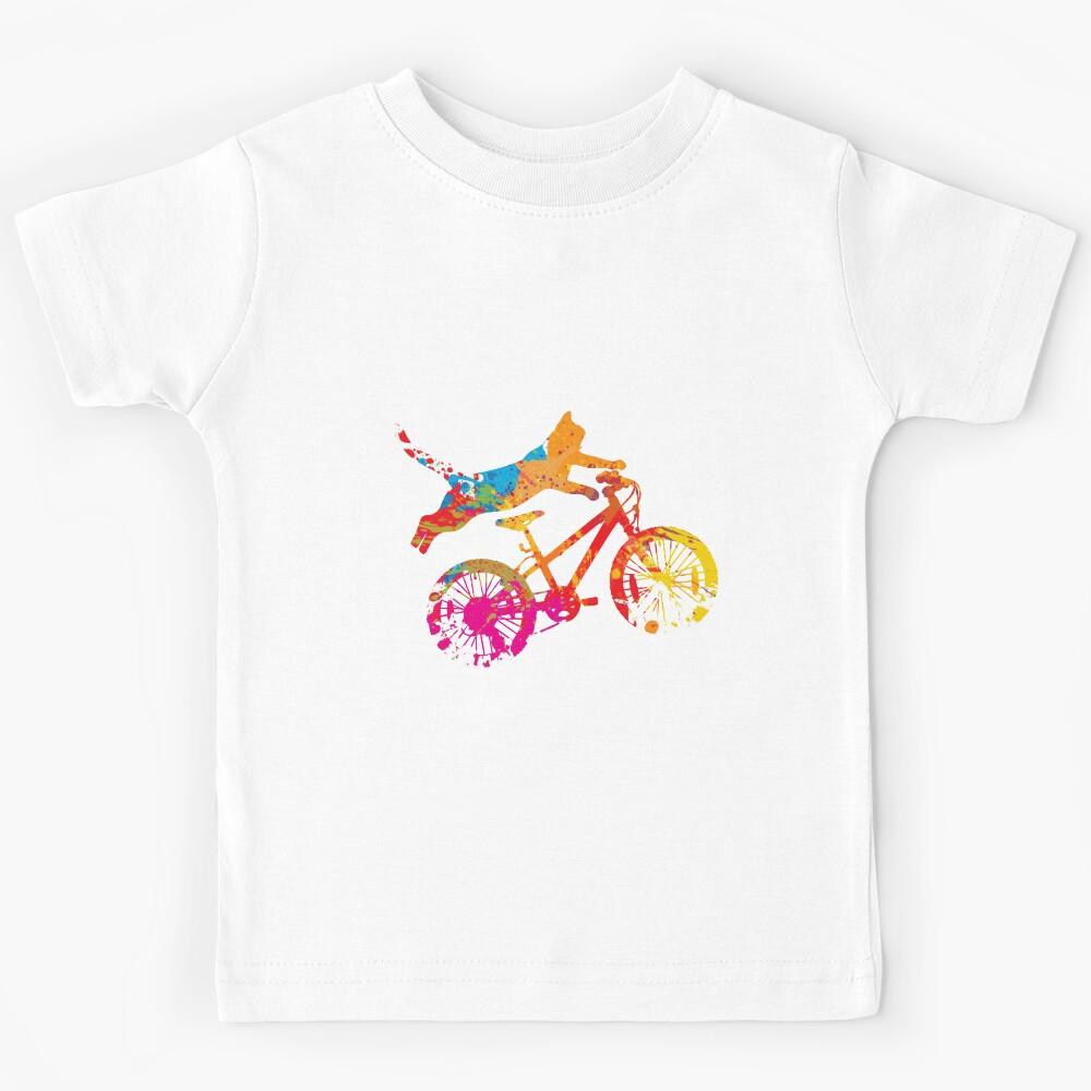 Cycling cat Kids T-Shirt 120