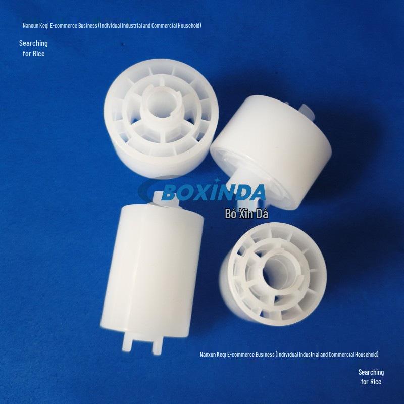 Wide-edge Rubber-coated Wheel Piece: Smooth and Soft Rubber Roller, Acid and Alkali Resistant, Corrosion Resistant (22/30/32/40 Sizes).