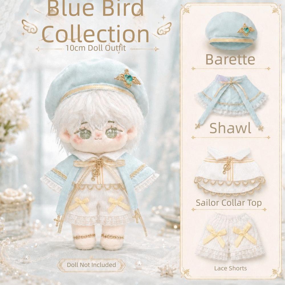 Uniform 10CM Doll Outfit Casual Clothes Doll Coat Cape Doll Accessories Doll Clothes Kids Children