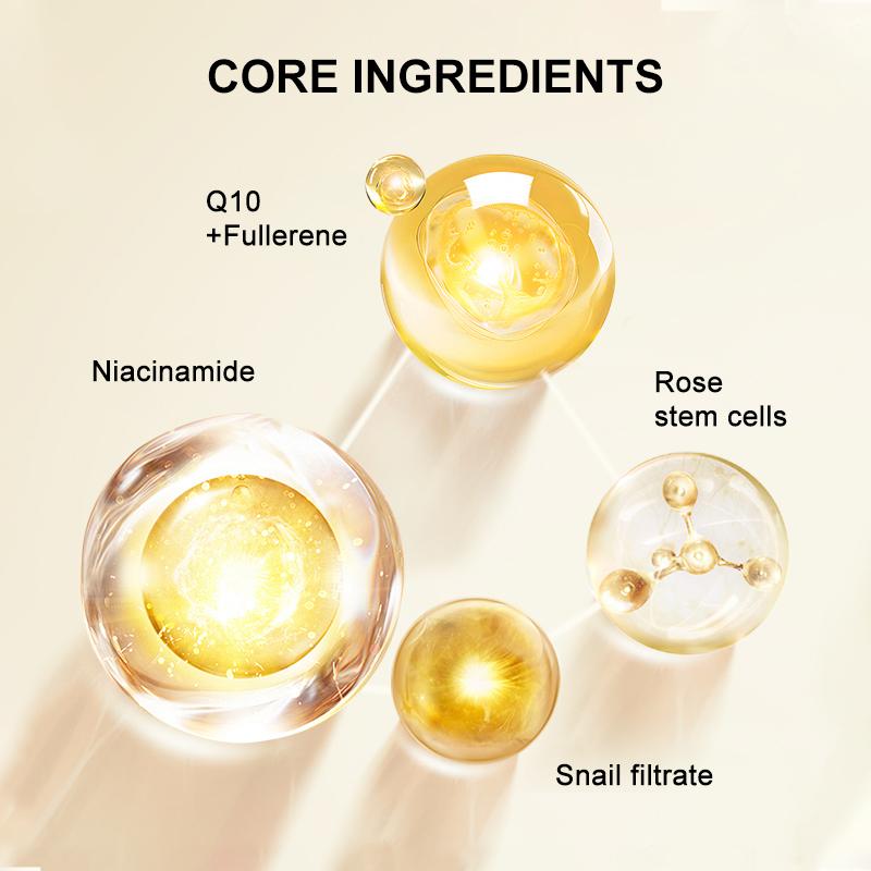 5 Typer Ansiktspleieserum Hyaluronsyre Peptider Q10 Niacinamid Essens Bleking Anti-rynke Mørke Flekker Ansiktspleie