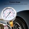 Stainless Steel Hydraulic Fluid Pressure Gauge 0-3500PSI US Thread Manometer