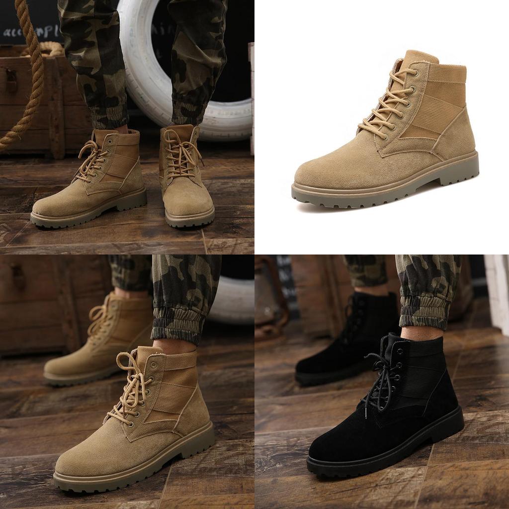 Stylish Men Boots New Fashion Martin Boots For Casual High Top Comfort