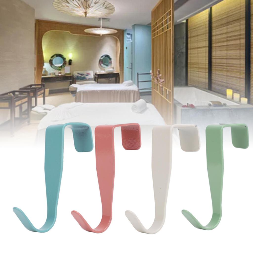 16 ks Háčky přes dveře Nerezový závěsný hák Organizér na dveře skříně na oblečení Ručníky Klobouky Ba