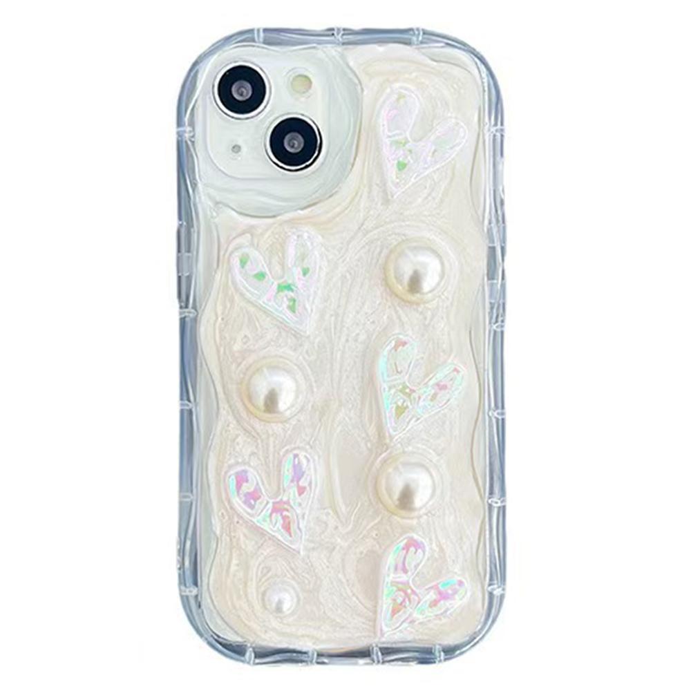 For iPhone 15 Case Epoxy TPU Shockproof Phone Cover