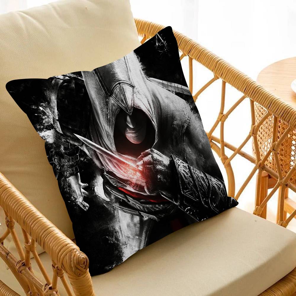 A-Assassin s Creedes Cushion Cover Car Throw Pillow Case For Sofa Car Christmas Gift