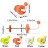 5Pcs Plastic Radiator Drying Hooks Punch-free Heat-resistant Heater Hooks Space Saving Heavy Duty Radiators Towels Rack for Home