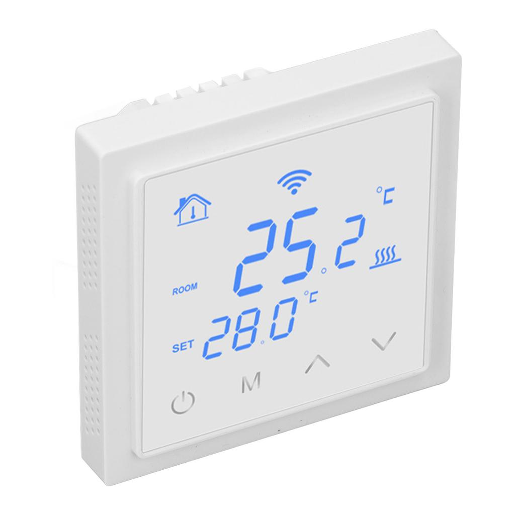 Floor Heating Thermostat 16A WiFi Smart Electric Underfloor Heating Thermostat with Voice Function for Home AC85-250V