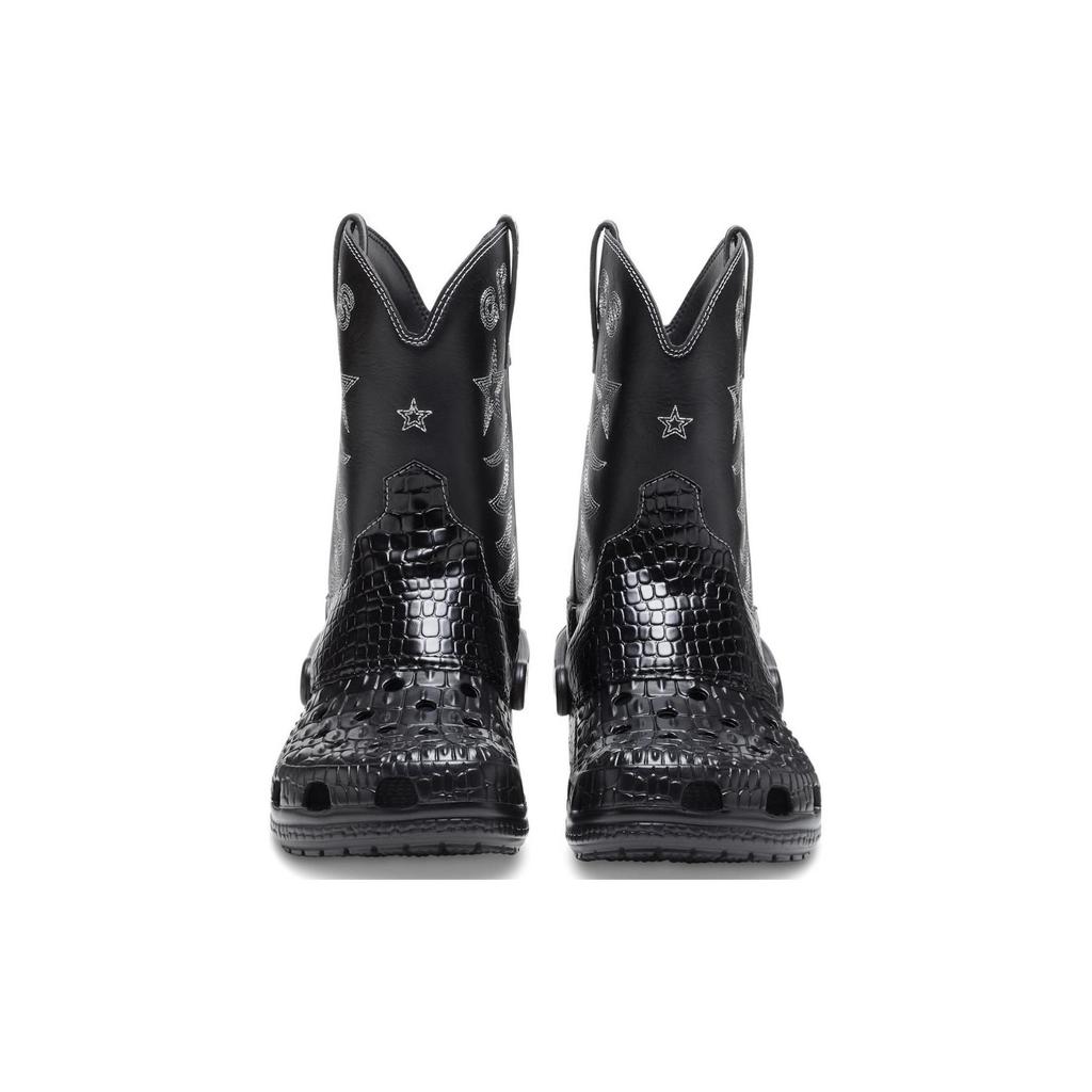 Crocs Classic Cowboy Boot Black Unisex Sneakers 208695-001
