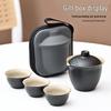 MENGTING Portable Ceramic Kung Fu Tea Set with Filter