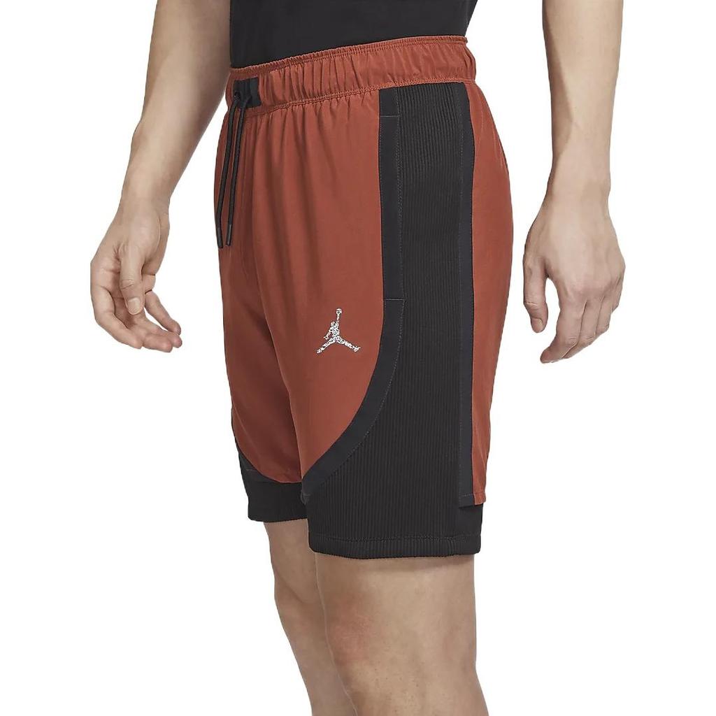 Herren Air Jordan Dri-FIT Reflektierendes Logo Colorblock Freizeitshorts Schwarz DM1830-641