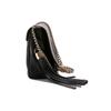 Gucci Impressed Logo Chain Tassel Leather Crossbody Shoulder Bag Women bags Black 536224-A7M0G-1000